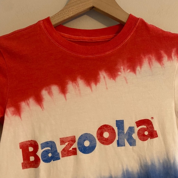 NWT Boy's Bazooka Bubble Gum Short Sleeve Tie-Dye Tee SIZE SMALL (6/7) - Picture 2 of 5